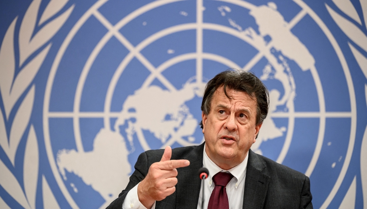 David Gressly, former deputy head of MONUSCO, pictured here in Geneva, Switzerland, in 2021.