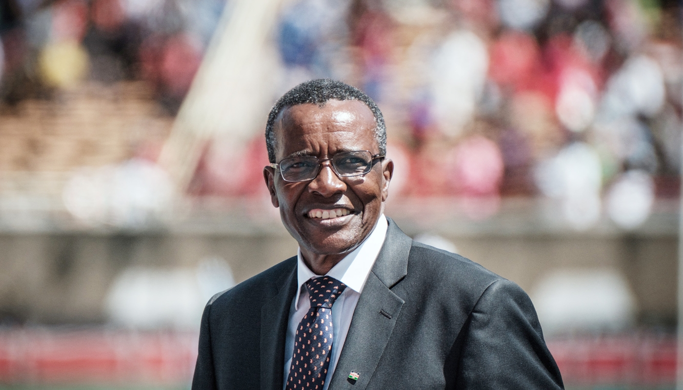 Kenya's then-Supreme Court president David Maraga at the Independence Day ceremony in Nairobi, 12 December 2017.