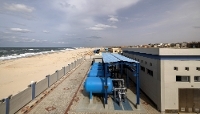 The El-Reesa seawater desalination plant, located in El-Arish, northern Egypt, in March 2022.
