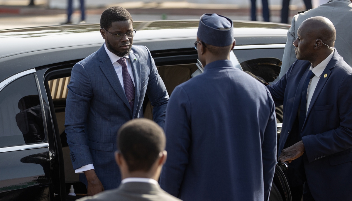 Senegalese President Bassirou Diomaye Faye in Dakar, on 4 April 2025. 