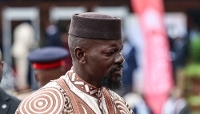 Guinean President Mamadi Doumbouya in Nairobi, Kenya on 12 May 2026. 