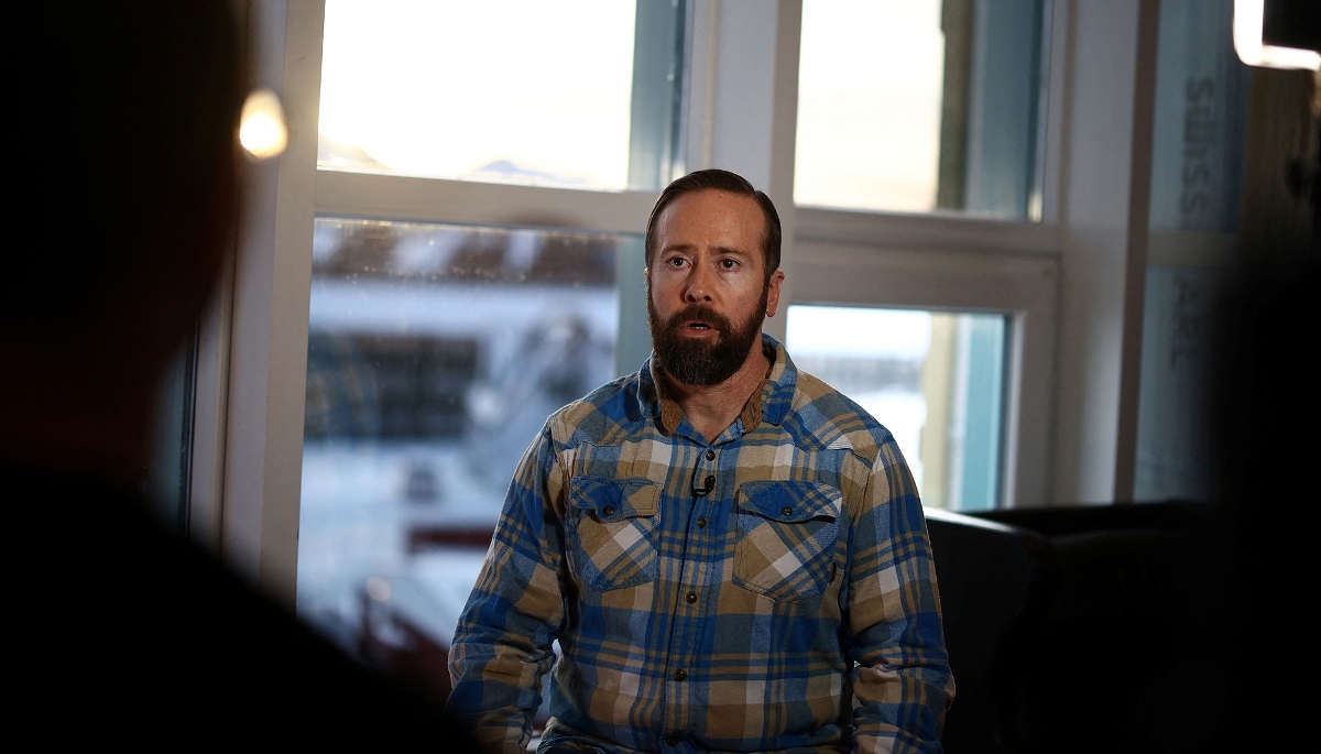 American businessman Drew Horn in Nuuk, Greenland, in February 2026.