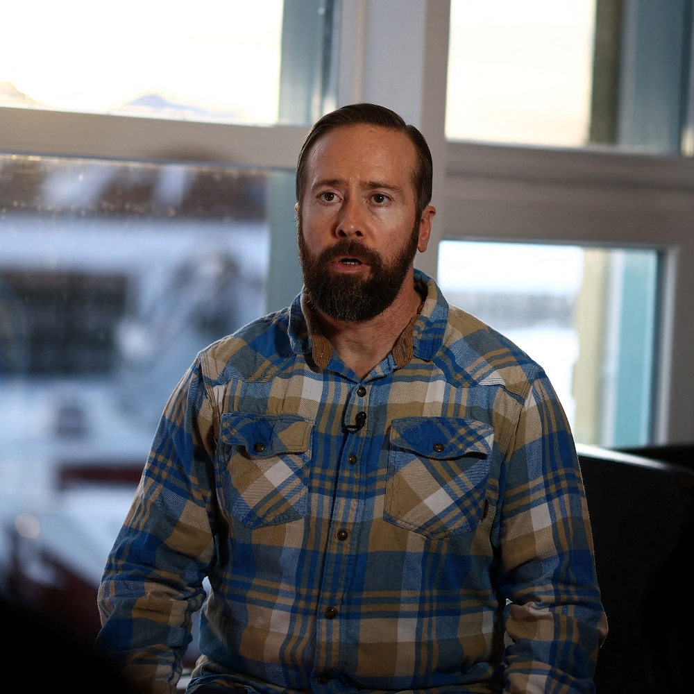 American businessman Drew Horn in Nuuk, Greenland, in February 2026.