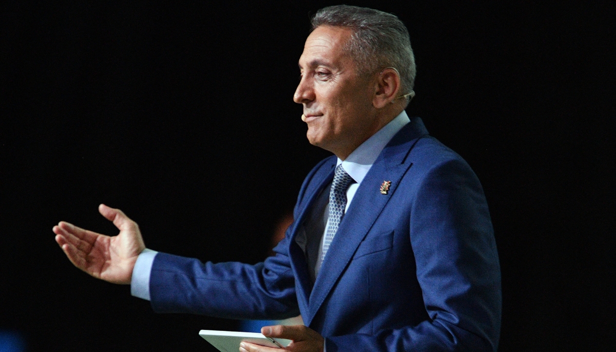Moulay Hafid Elalamy during the 68th FIFA Congress in Moscow, 13 June 2018.