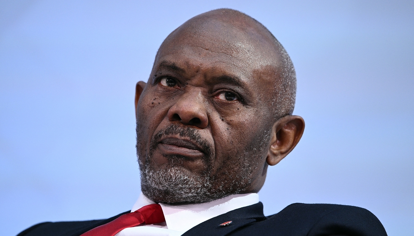 Tony Elumelu, owner of United Capital, in Washington on 15 October 2025.