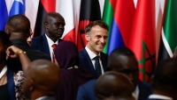 French President Emmanuel Macron during the Africa Forward summit in Nairobi, Kenya, on 12 May 2026.