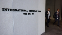 Headquarters of the International Monetary Fund in Washington DC, in April 2026.