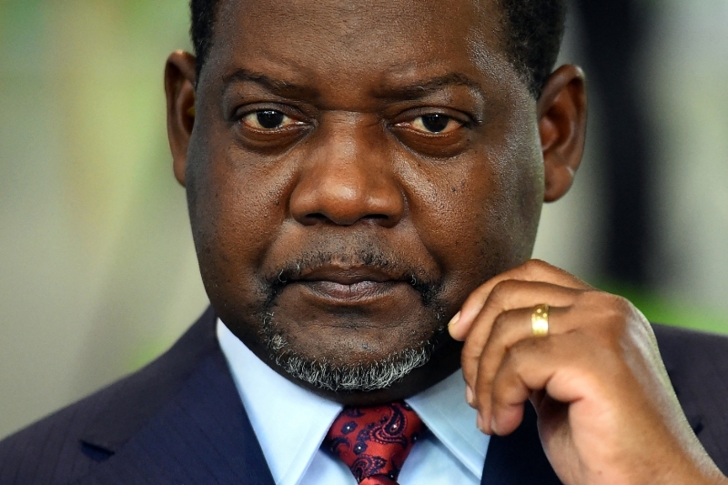 Former Central African Republic prime minister Firmin Ngrebada in Saint Petersburg, Russia, June 2021.