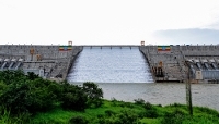 The Grand Ethiopian Renaissance Dam (GERD) at its inauguration in Guba, Ethiopia, on 9 September 2025.