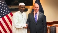 Frank Garcia, US assistant secretary of state for African affairs, and Mahamat Tahir Orozi, Chad’s ambassador to the US, in Washington, 2 July 2026.
