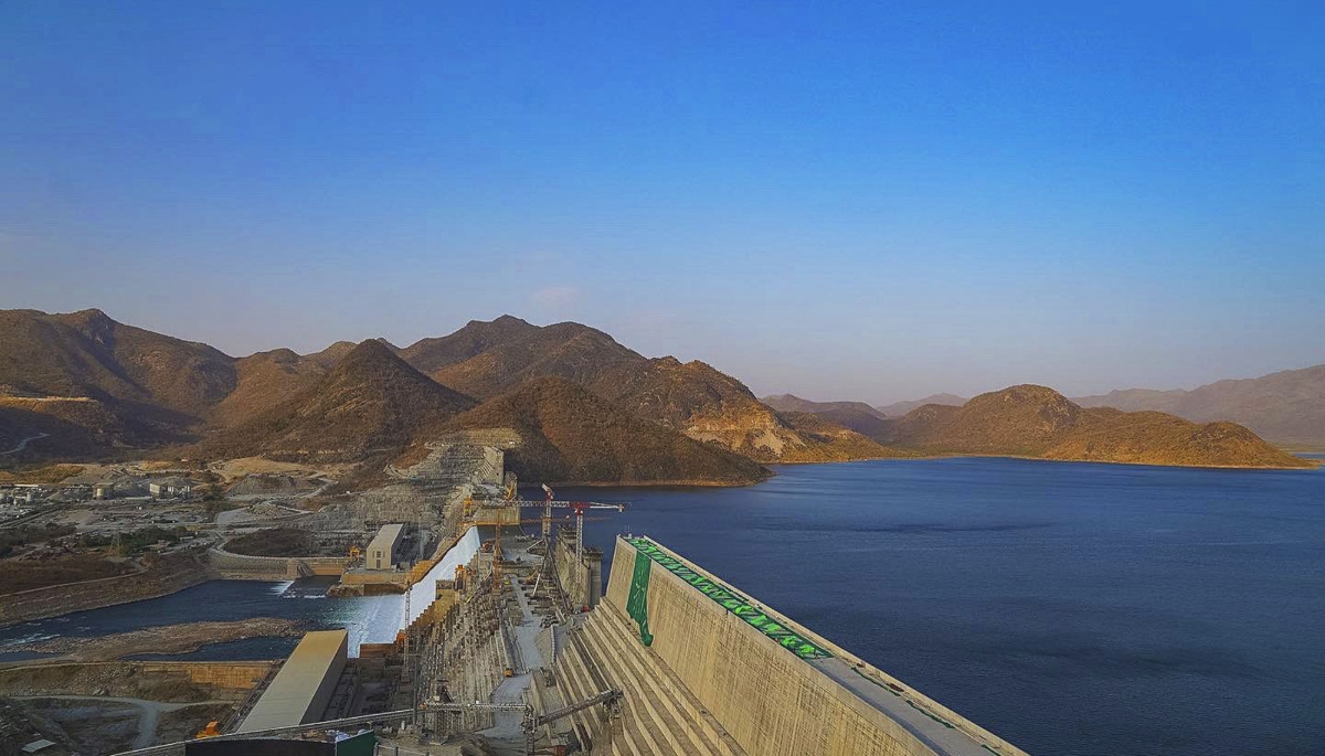 The Grand Ethiopian Renaissance Dam (GERD), 20 February 2022.
Ethiopian Government HO/EPA/MaxPPP