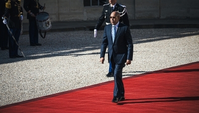 Mauritanian President Mohamed Ould Ghazouani during his state visit to Paris, France, 15 April 2026.