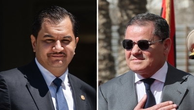 LNA deputy commander, Saddam Haftar, and GNU prime minister, Abdul Hamid Dbeibeh.