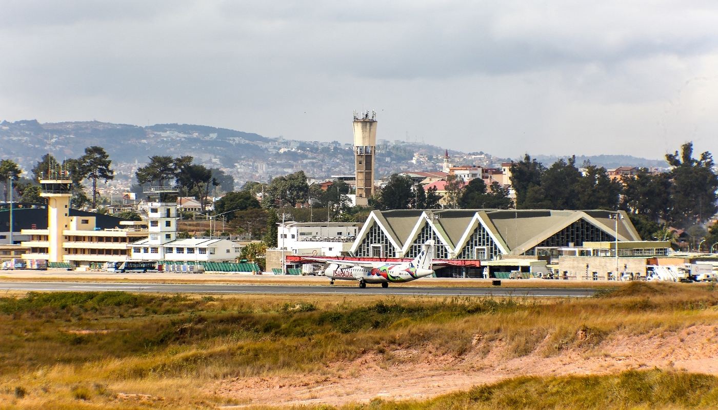 Ivato International Airport in Antananarivo, Madagascar, June 2022.