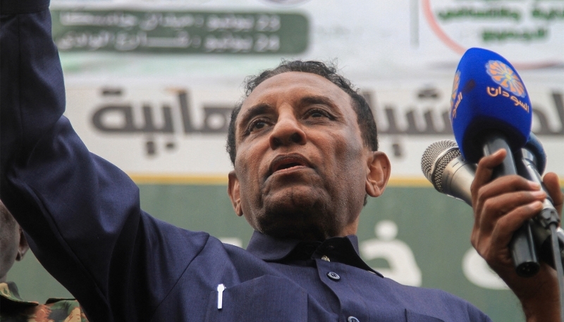 Sudanese Prime Minister Kamil Idris during a visit in Omdurman, in July 2025. 