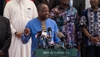 Kenya's Minister of Agriculture in Nairobi, in March 2020. 
