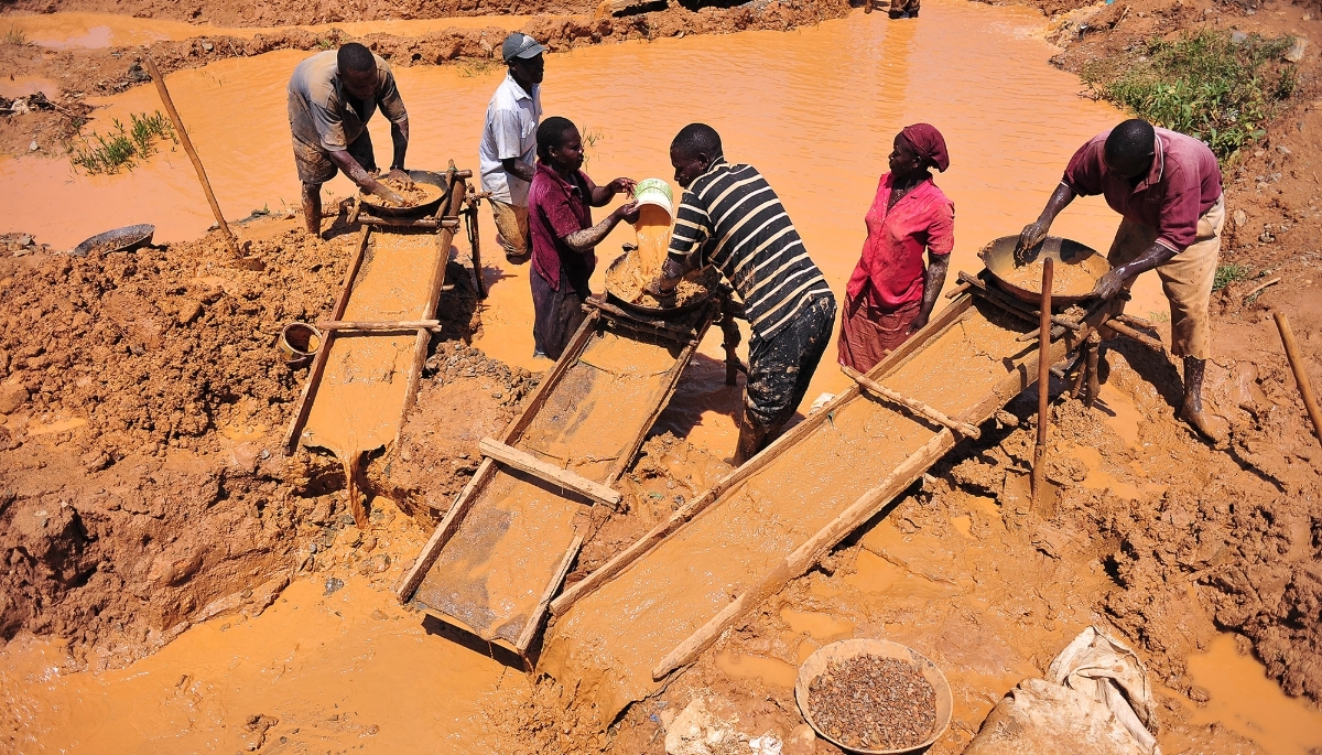 An artisanal gold mine in Kakamega County, western Kenya, in 2014.