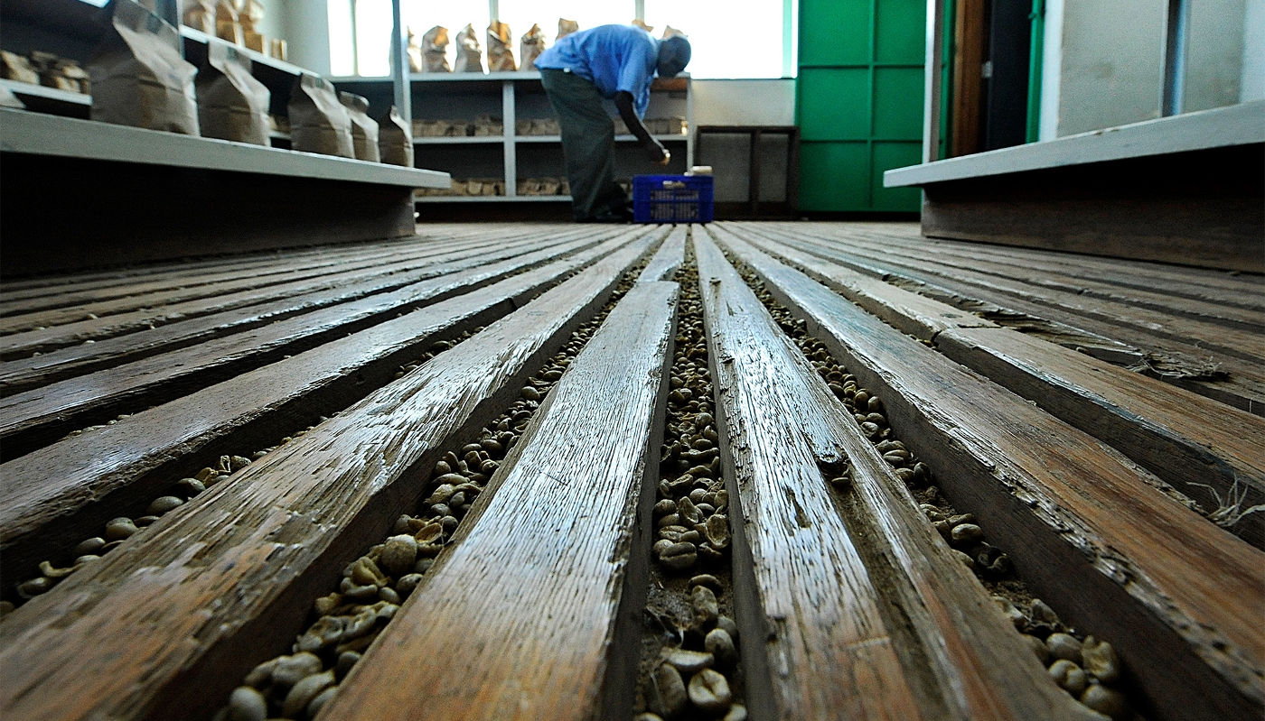 A coffee factory in Nairobi in 2011.