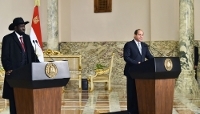 South Sudanese President Salva Kiir and his Egyptian counterpart, Abdel Fattah al-Sisi, in Cairo in January 2019.