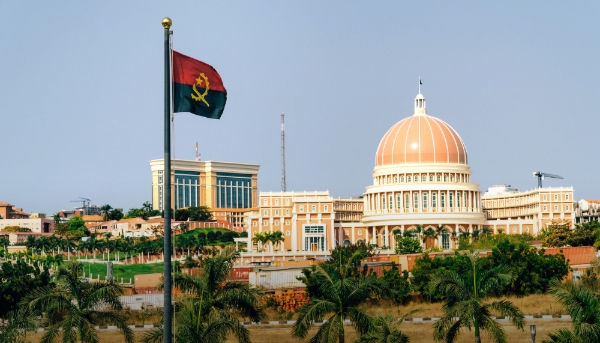 The Parliament Building in Luanda, Angola.