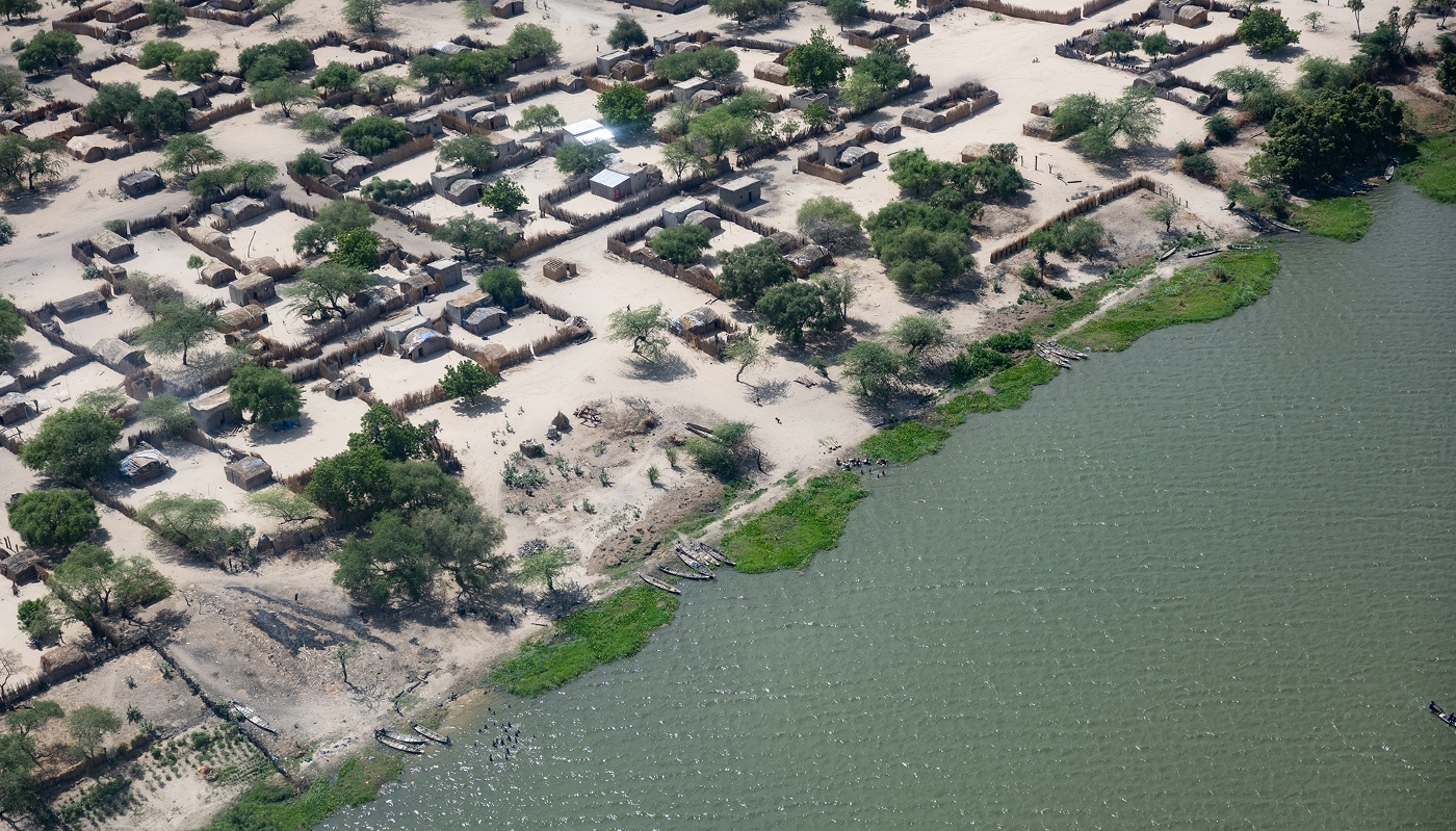 A village near Bol, in Lac province, Chad, on 27 June 2025.