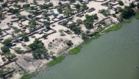 A village near Bol, in Lac province, Chad, on 27 June 2025.