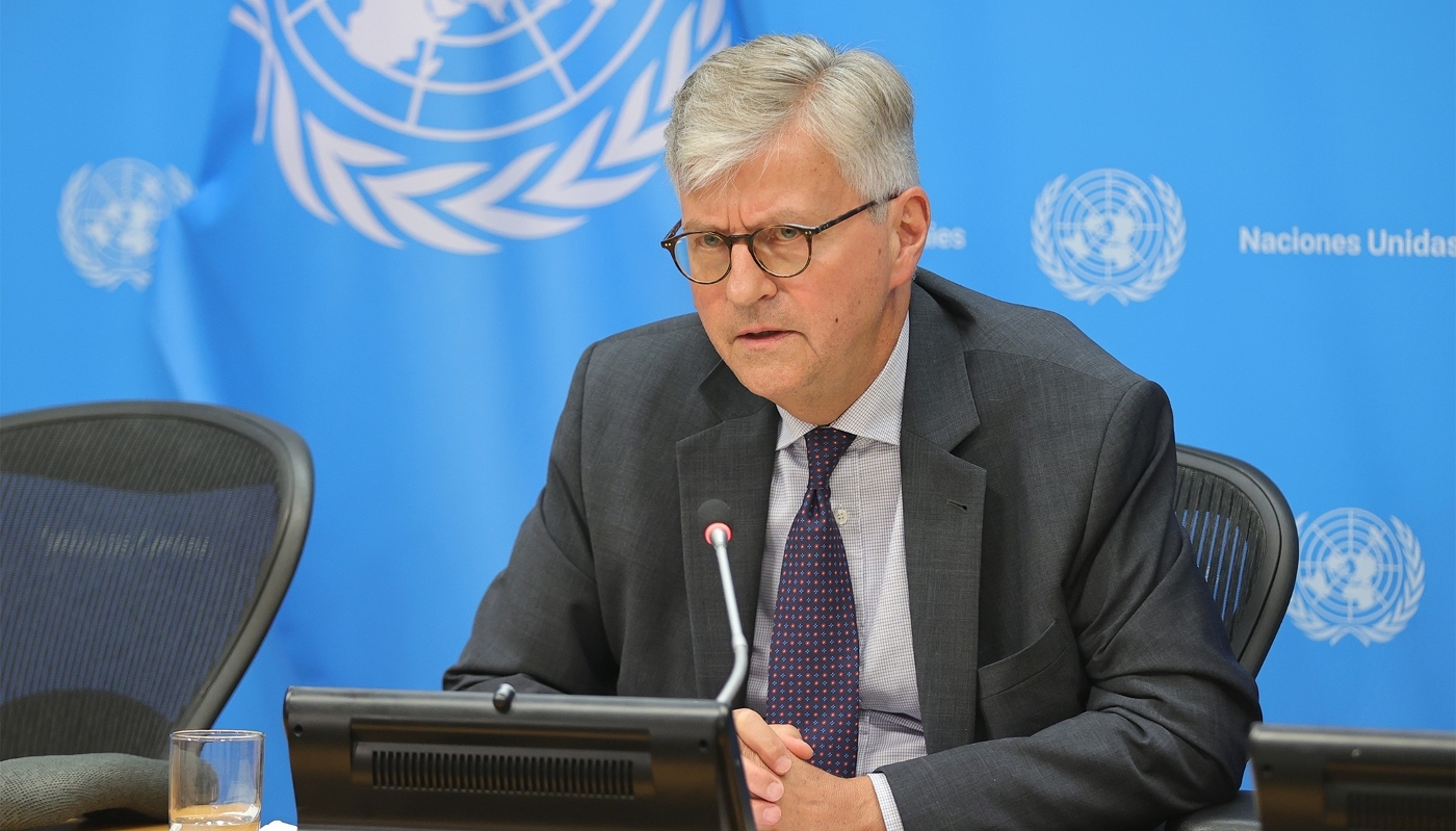 Jean-Pierre Lacroix, United Nations Under-Secretary-General for Peace Operations in New York in June 2025.