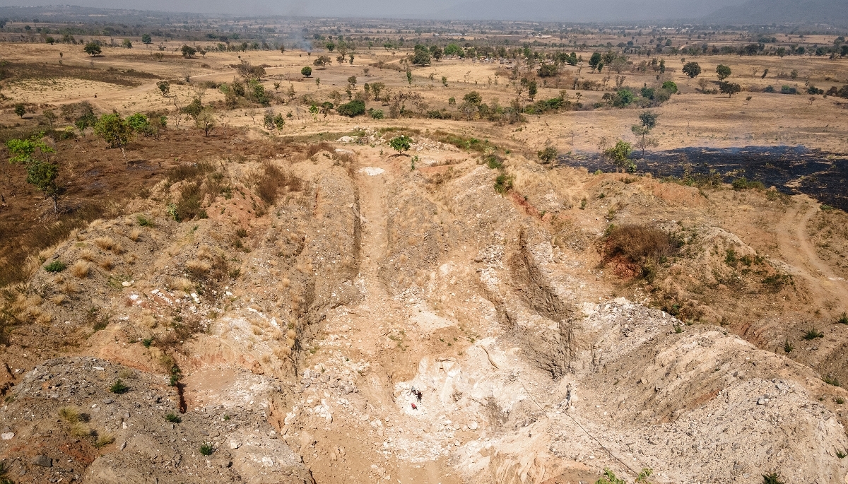 A lithium mine in Gidan Kwano, Nigeria, in January 2025.