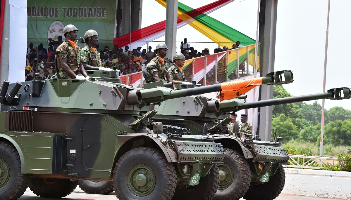 Togolese soldiers in Lomé in April 2015.