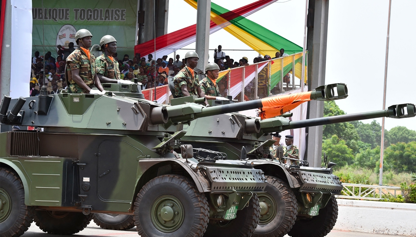 Togolese soldiers in Lomé in April 2015.