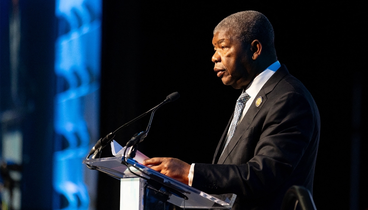 Angolan president João Lourenço during the 2024 US-Africa Business Summit in Dallas, Texas, on 7 May 2024.