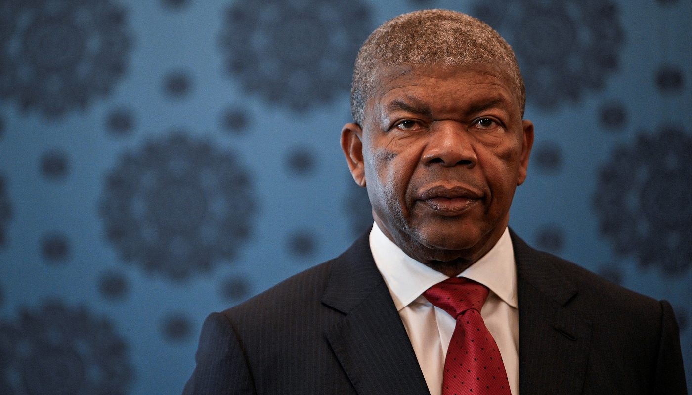 Angolan President João Lourenço in Luanda, on 25 January 2024.