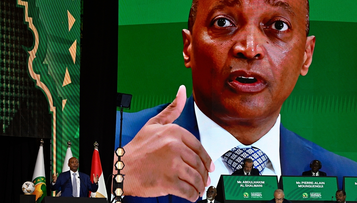 Patrice Motsepe, the president of the Confederation of African Football in Cairo, March 2025. 