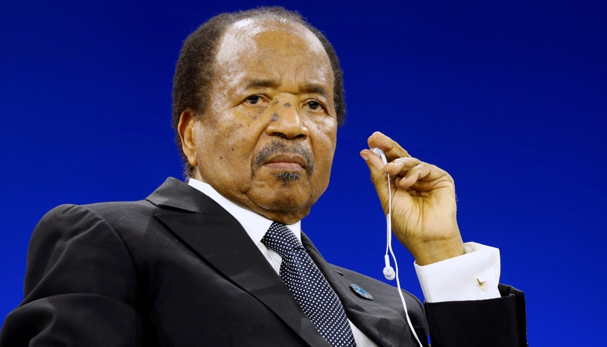 Cameroon President Paul Biya in Paris, 12 November 2019.