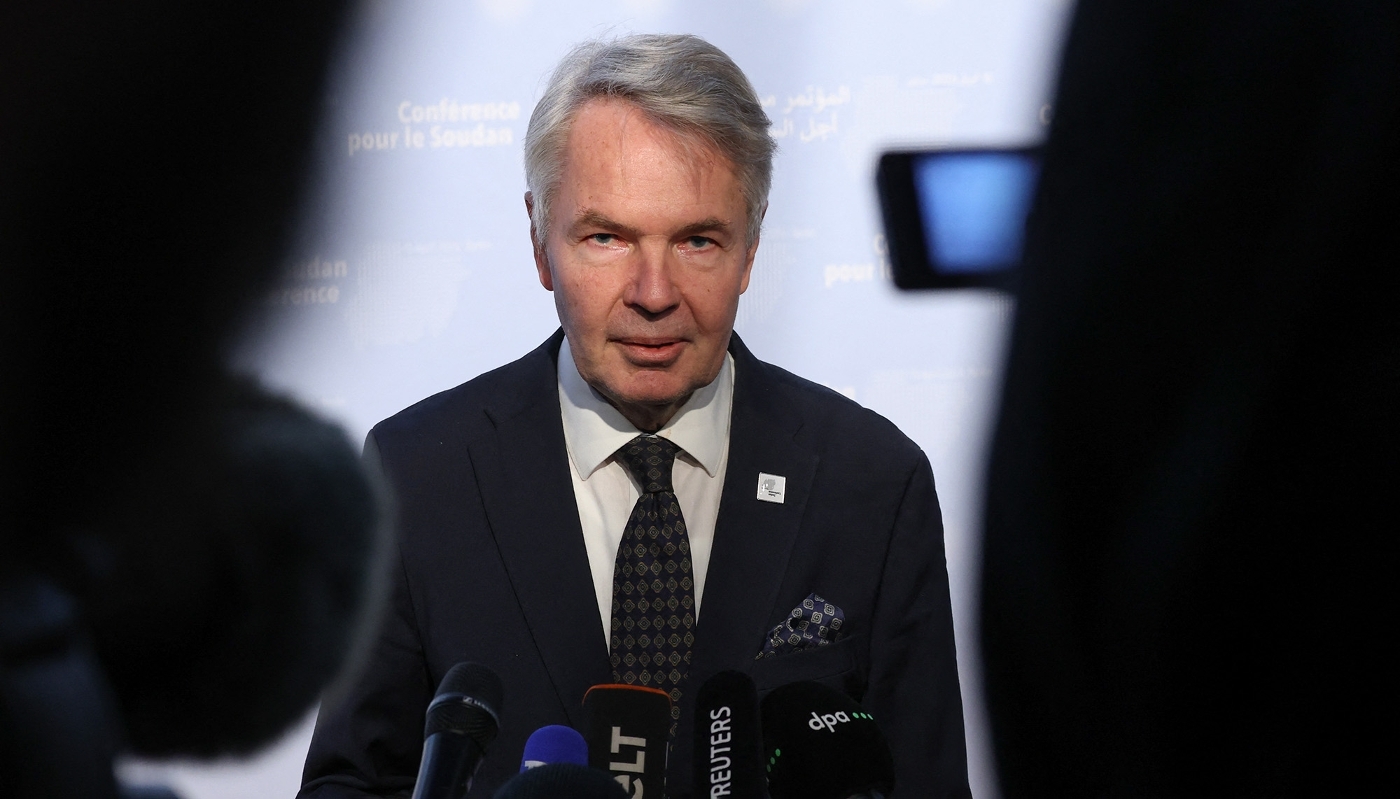 Pekka Haavisto, the UN special envoy for Sudan, in Berlin, on 15 April 2026.