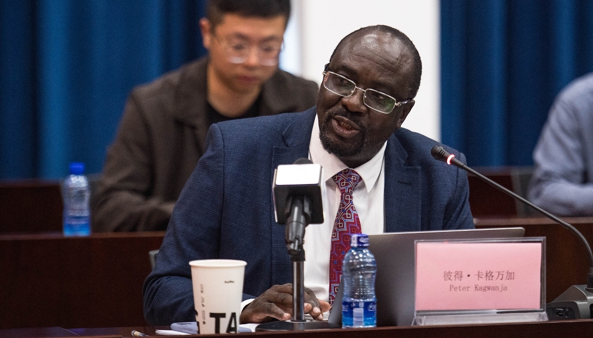 Peter Kagwanja, deputy leader of the People's Liberation Party's in Nairobi, in April 2025.