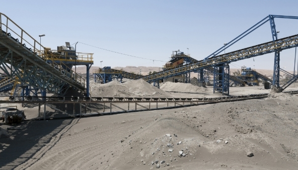 Factory of the Compagnie des Phosphates de Gafsa in Redeyef, Tunisia 2014.