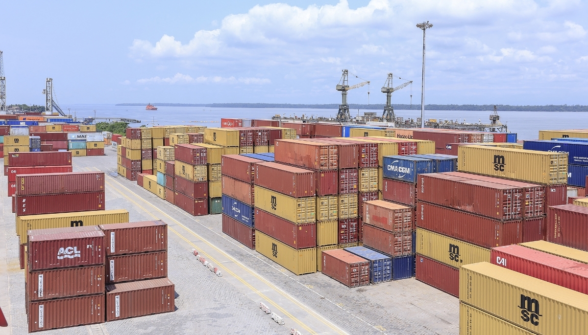 Douala port in March 2025.