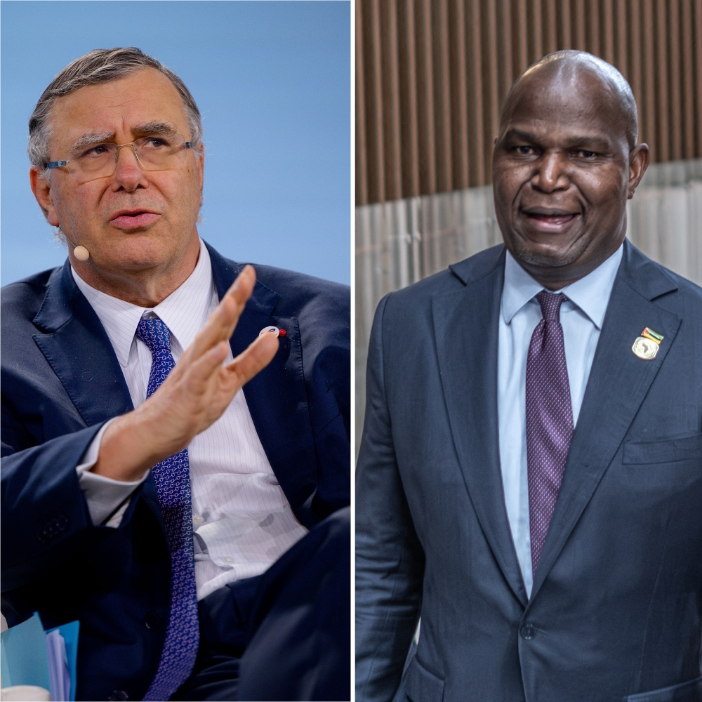 TotalEnergies CEO Patrick Pouyanné and Daniel Chapo, president of Mozambique.