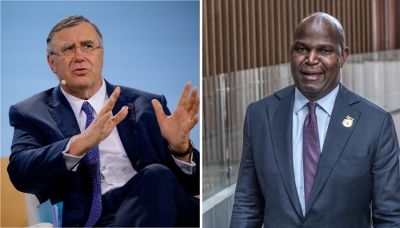 TotalEnergies CEO Patrick Pouyanné and Daniel Chapo, president of Mozambique.