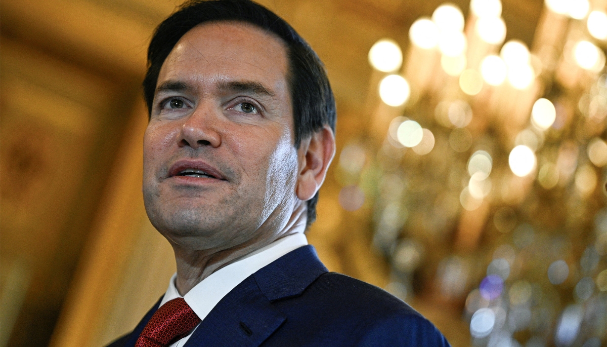US Secretary of State Marco Rubio in Paris, France, on 17 April 2025. 