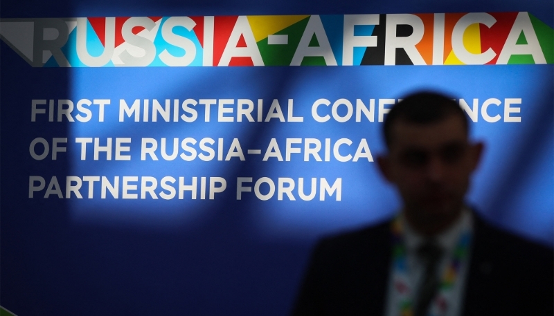 A participant at the conference in Sochi, November 2024.