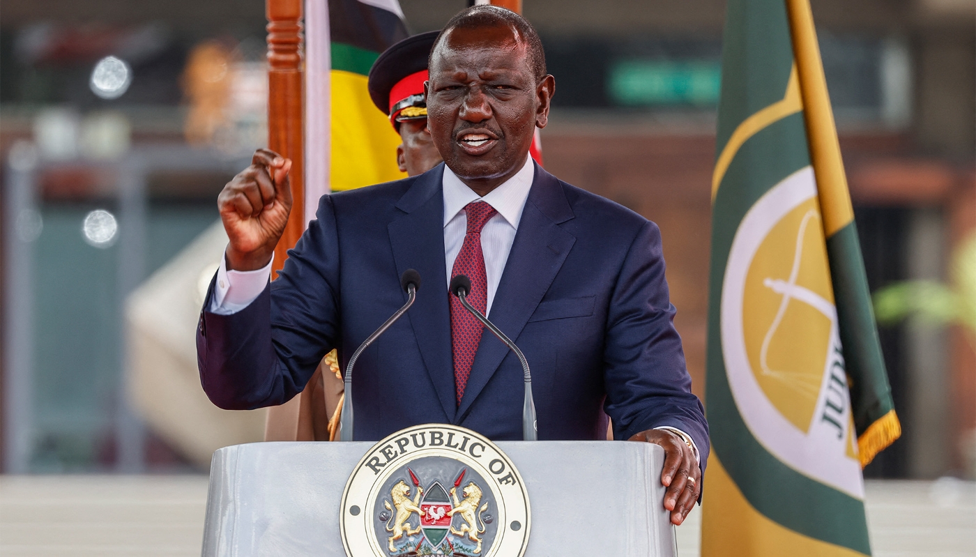 Kenya's President William Ruto in Nairobi on 1 November 2024.