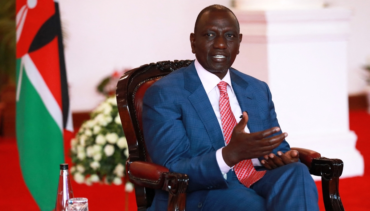 Kenyan President William Ruto in Nairobi, on 17 April 2025.