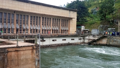 The Ruzizi I hydroelectric plant in Bukavu, eastern DRC, in March 2022. 
