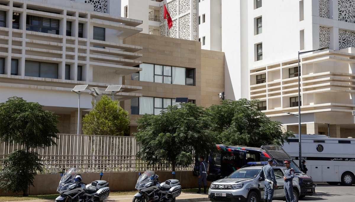 The courthouse of Rabat in August 2025.