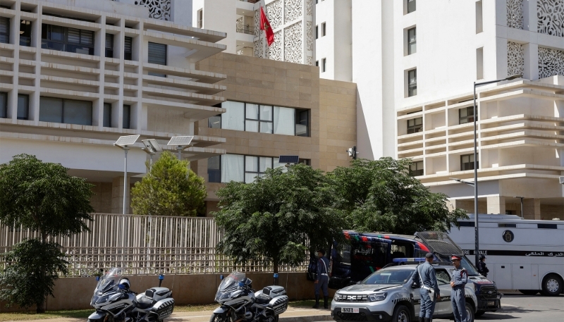 The courthouse of Rabat in August 2025.