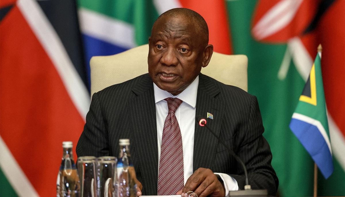 South African President Cyril Ramaphosa in Pretoria, 4 June 2026. 