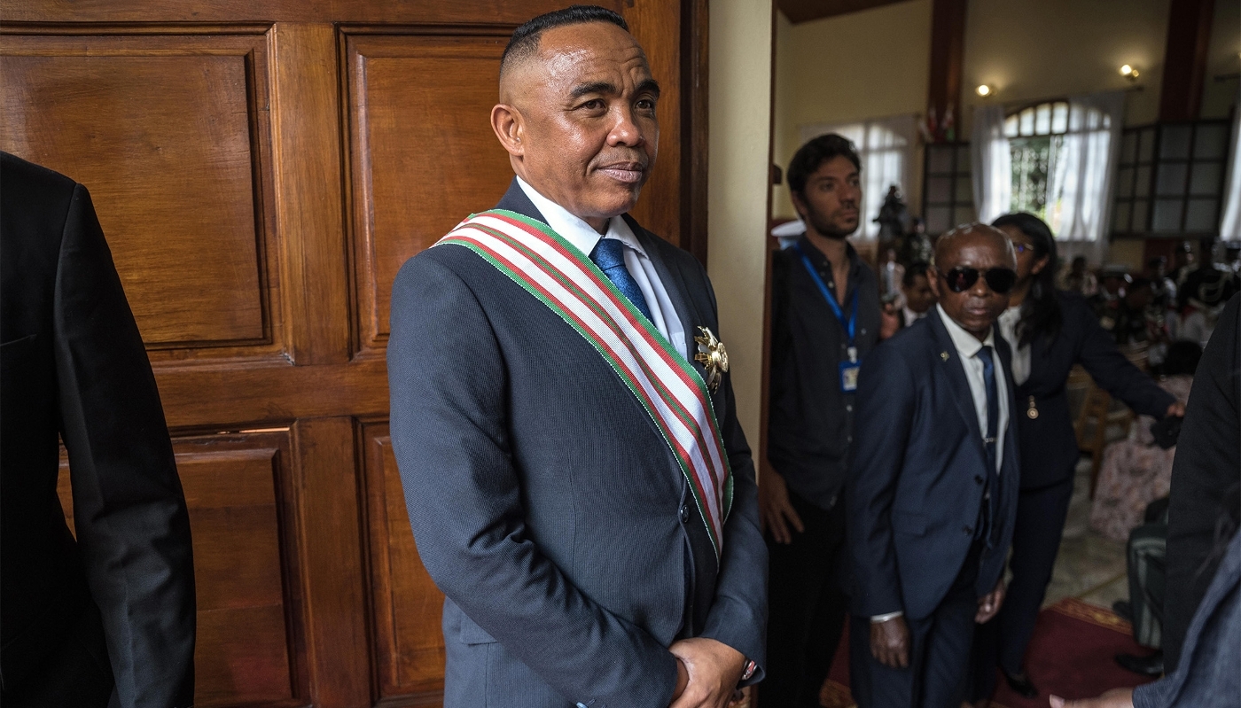 Michael Randrianirina at the High Constitutional Court in Antananarivo, 17 October 2025.