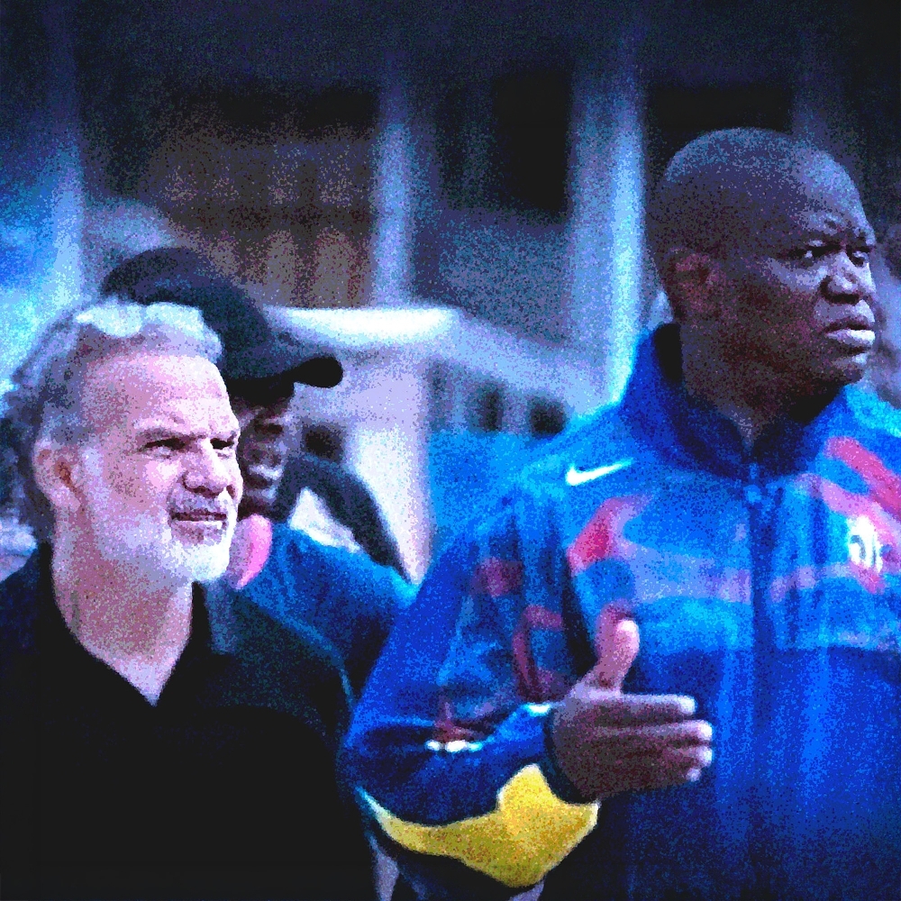 Lebanese businessman Khalil Rihan with Gabon's Head of State, Brice Clotaire Oligui Nguema, in Libreville.